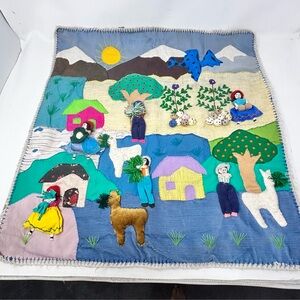 Hand Crafted Multicolor Tapestry